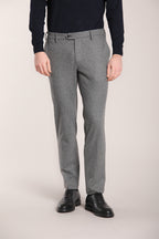 Foto 1 New York Sartoriale pantalone chino uomo sartoriale in jersey flanella regular fit