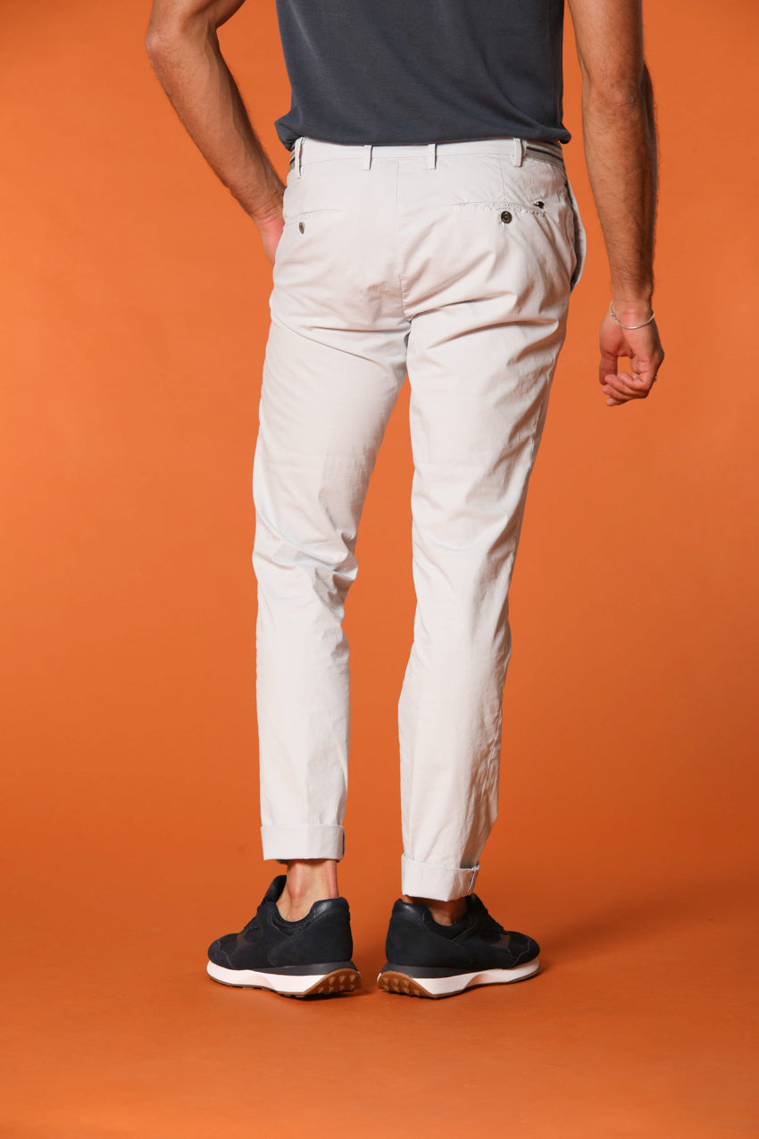 New York Side Elax Herren Chino Jogger Hose aus Pima-Baumwolle Regular Fit