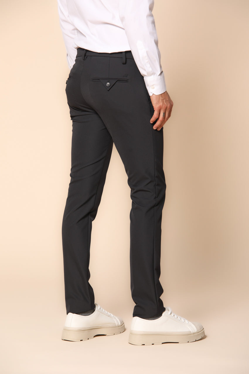 Milano Jog pantalón chino hombre en jersey dynamic ajuste extra slim