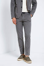 Milano Jogger Travel pantalón chino hombre en satén técnico travel stretch extra slim fit