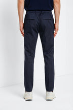 Milano Jogger Travel pantalon chino homme en satin technique travel stretch extra slim fit