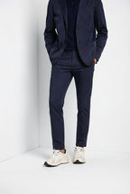 Milano Jogger Travel pantalon chino homme en satin technique travel stretch extra slim fit