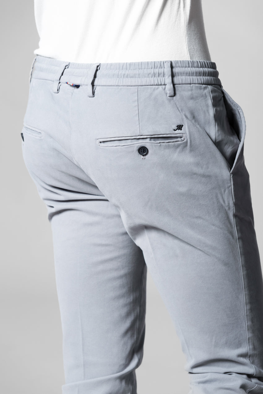 Milano Jogger men’s chino pant in stretch gabardine extra slim fit