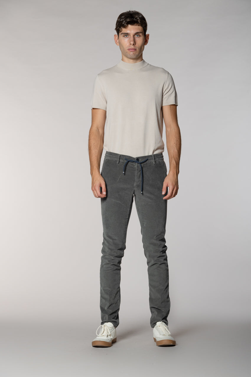 Milano Jogger men's chino pants in 500 wale corduroy extra slim fit