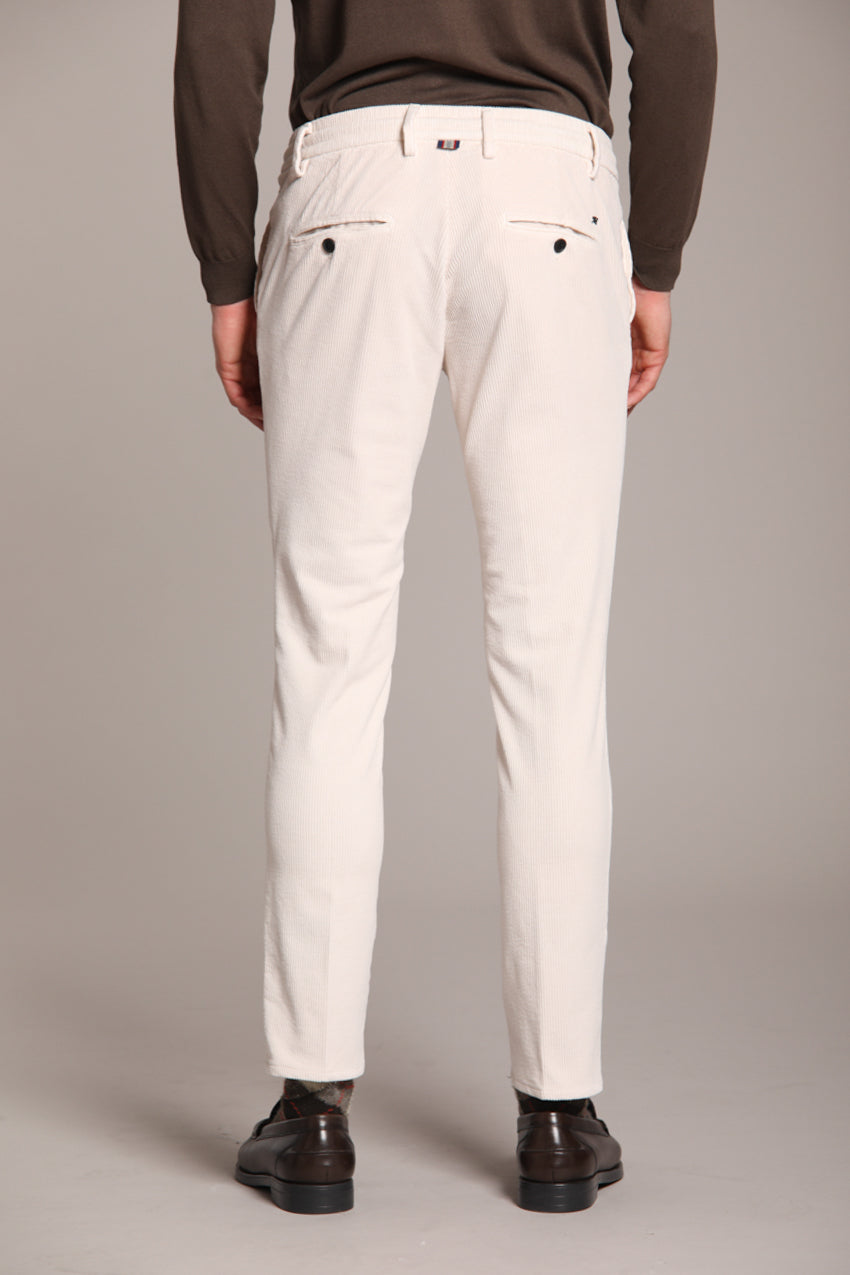Milano Jogger pantalon chino homme en velours côtelé 500 lignes extra slim fit