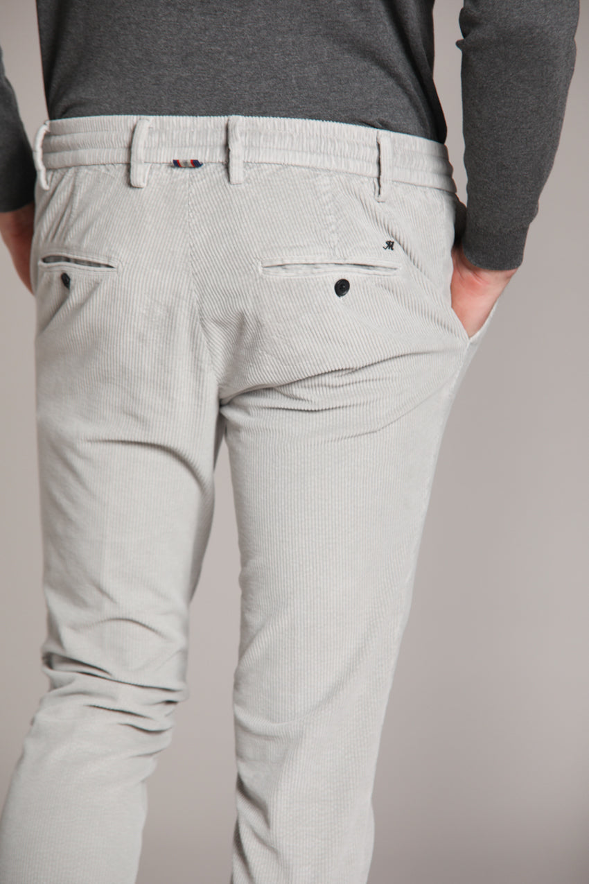Milano Jogger pantalon chino homme en velours côtelé 500 lignes extra slim fit