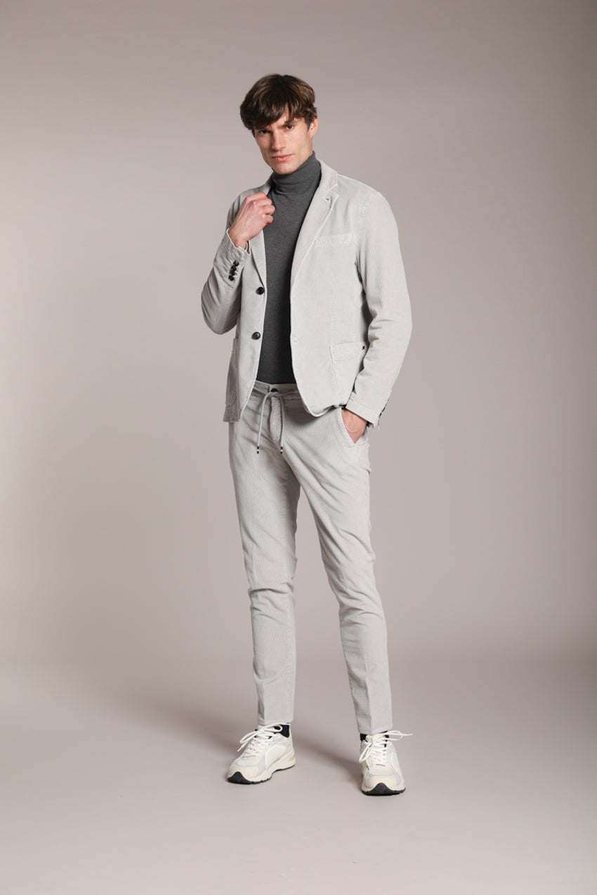 Milano Jogger pantalon chino homme en velours côtelé 500 lignes extra slim fit