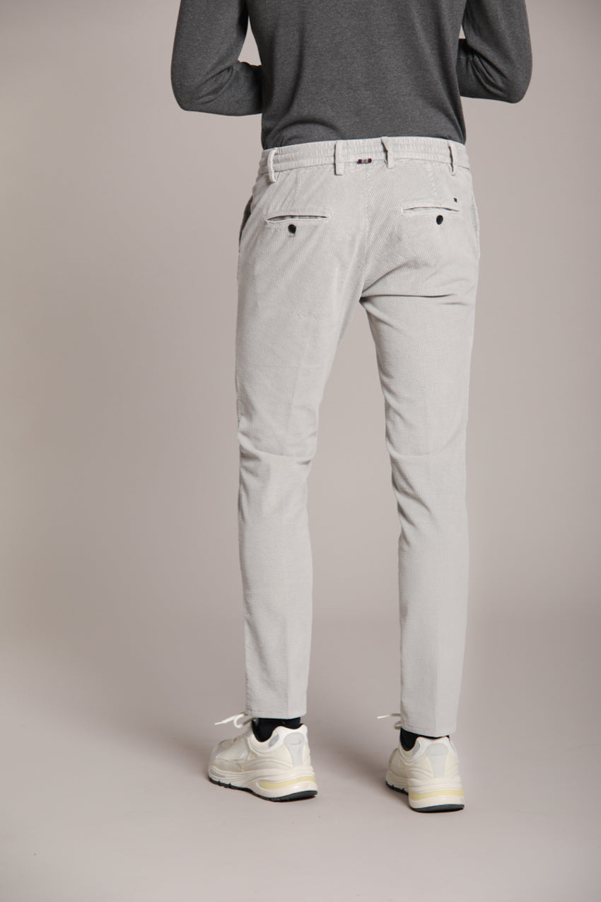 Milano Jogger pantalon chino homme en velours côtelé 500 lignes extra slim fit