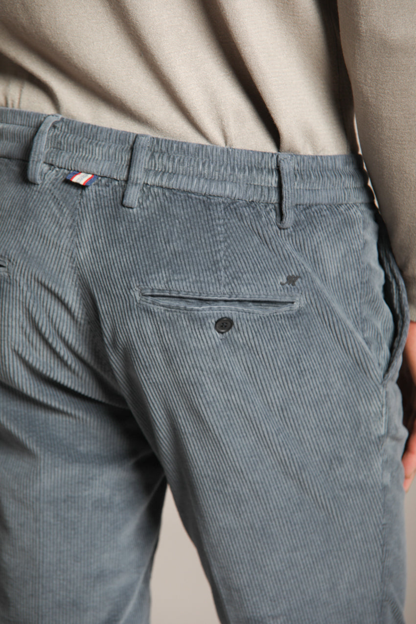Milano Jogger pantalon chino homme en velours côtelé 500 lignes extra slim fit