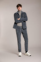 Foto 3 Milano Jogger pantalone chino uomo in velluto 500 righe extra slim fit