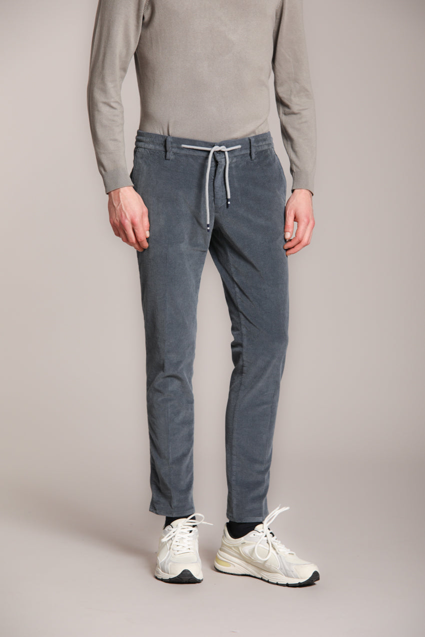 Milano Jogger pantalon chino homme en velours côtelé 500 lignes extra slim fit