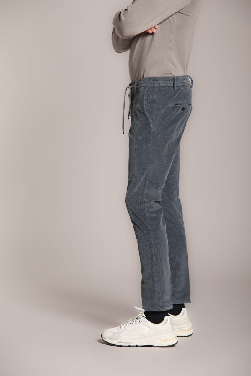 Milano Jogger pantalon chino homme en velours côtelé 500 lignes extra slim fit