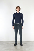 Milano Jogger pantalón chino de hombre en terciopelo 500 líneas extra slim fit