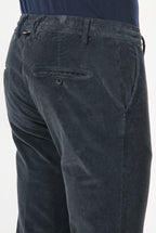 Milano Jogger pantalón chino de hombre en terciopelo 500 líneas extra slim fit