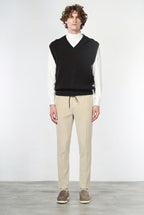 Milano Jogger pantalone chino uomo in velluto 500 righe extra slim fit