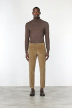 Milano Jogger pantalone chino uomo in velluto 500 righe extra slim fit