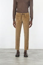 Milano Jogger pantalone chino uomo in velluto 500 righe extra slim fit
