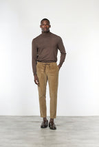 Milano Jogger pantalone chino uomo in velluto 500 righe extra slim fit