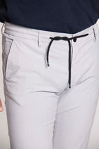 Milano Jogger - Herren-Jogginghose aus Tencel und extra slim geschnittener Baumwolle