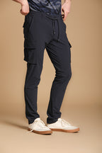 Chile jogger men’s cargo pants in super technical jersey extra sim fit