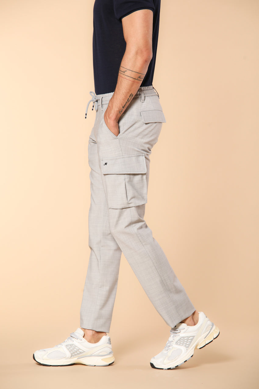 Chile Jogger Herren Cargo Hose aus Wolle Travel Extra Slim Fit