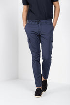 Chile Jogger Hose Cargo Herren aus technischem Travel-Stretch-Satin extra slim fit