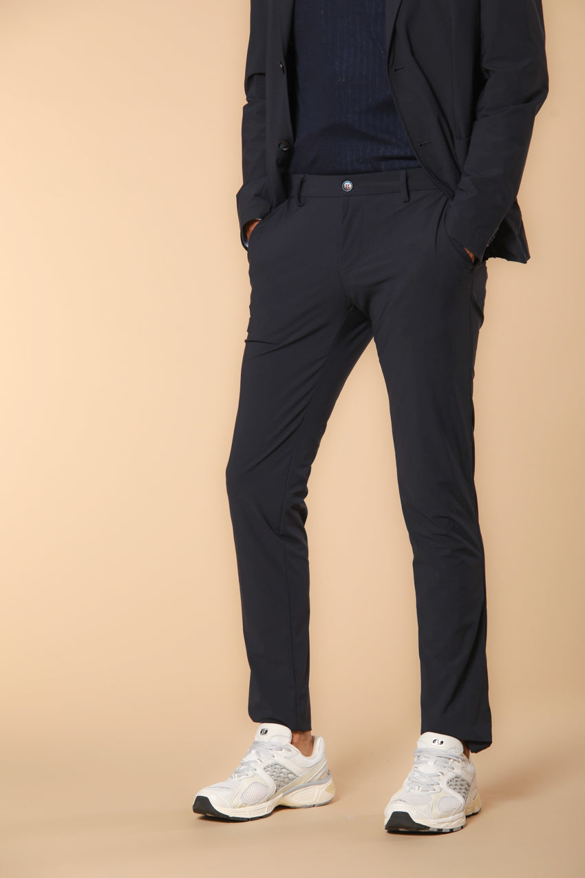 Milano Dynamic men's chino jogger pants in super technical jersey extra slim fit