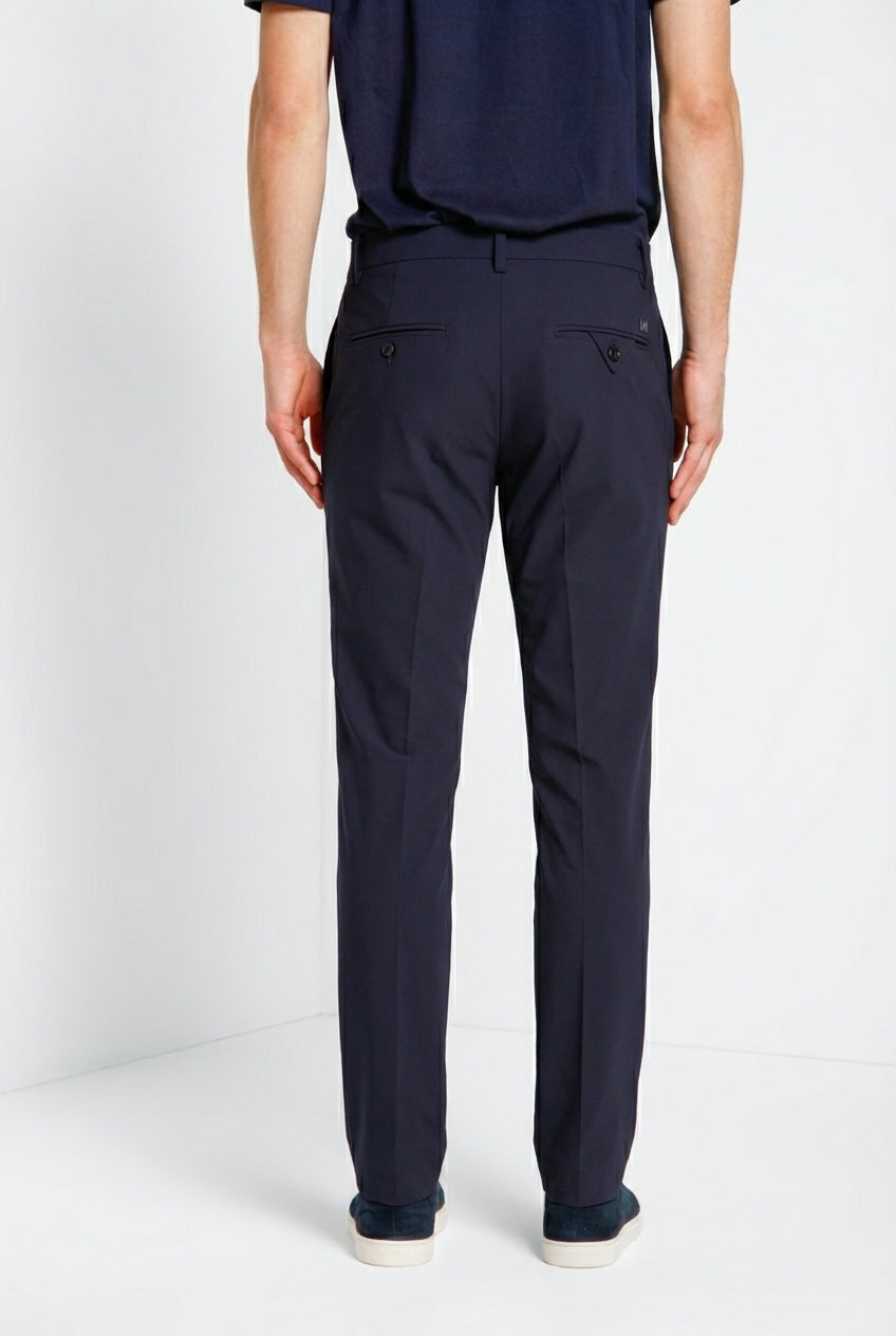 Milano Dynamic pantalon chino jogger homme en jersey super technique extra slim fit