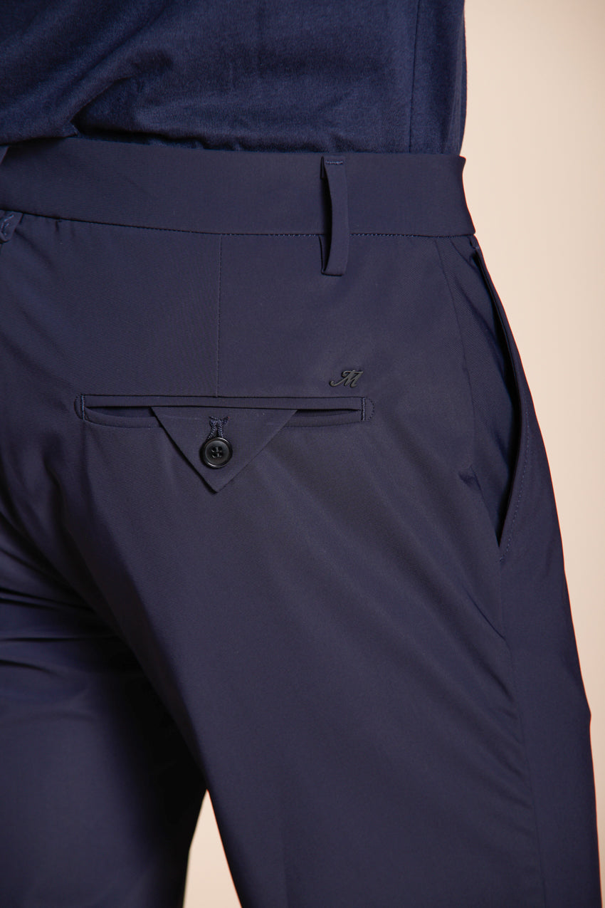 Milano Dynamic pantalon chino jogger homme en jersey super technique extra slim fit