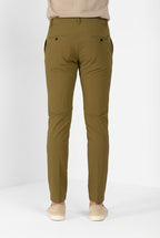 Milano Dynamic men's chino jogger pants in super technical jersey extra slim fit