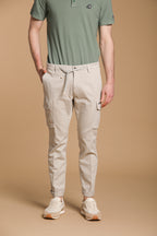 Chile Golf Herren Cargo Jogger Hose aus Stretch-Jersey Carrot Fit