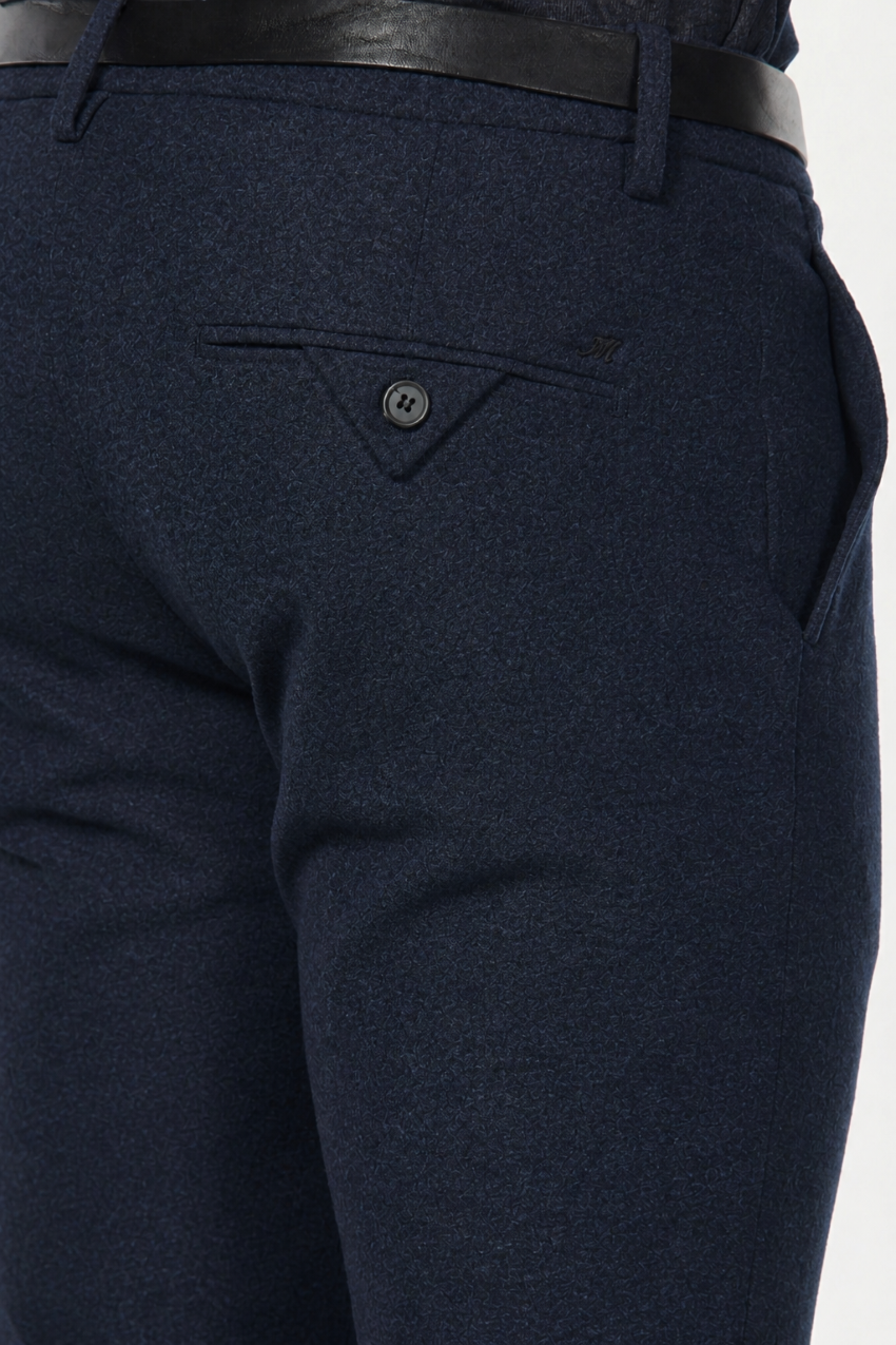 Torino Jog pantalón chino de hombre en jersey franela slim fit
