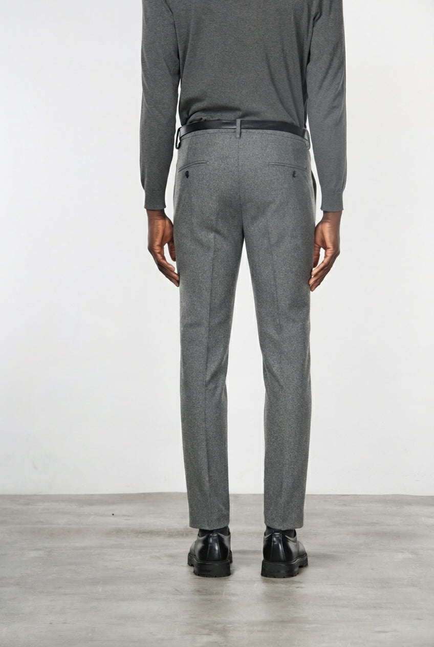 Torino Jog pantalón chino de hombre en jersey franela slim fit
