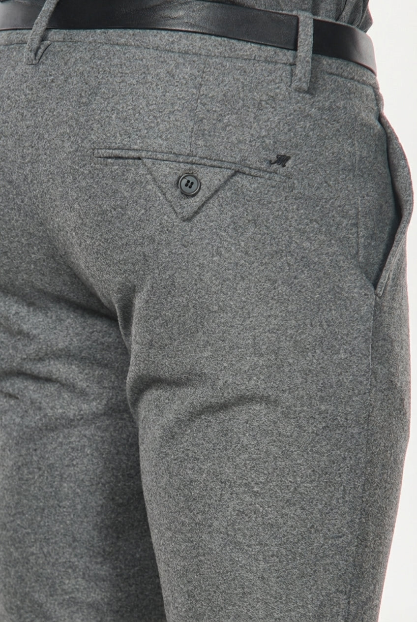 Torino Jog pantalón chino de hombre en jersey franela slim fit
