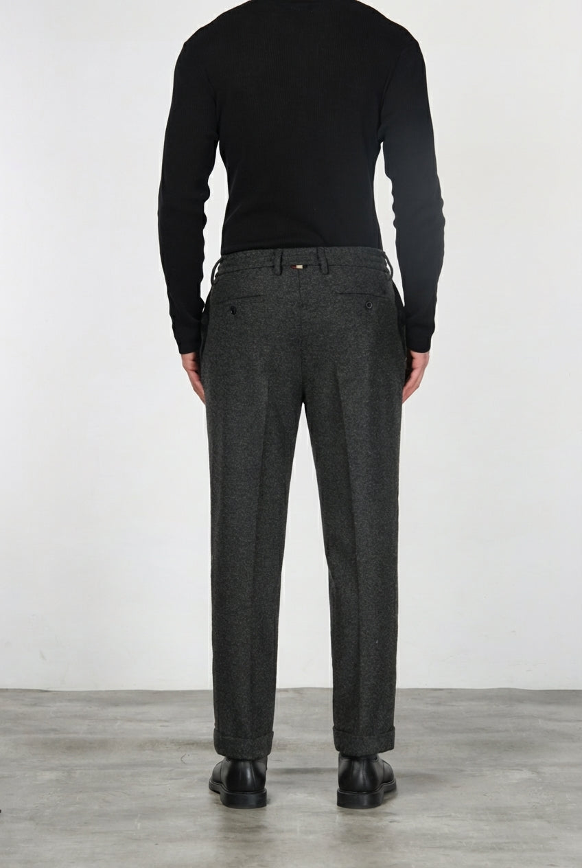 Chelsea Chinohose für Herren aus Flanell-Jersey mit relaxed fit
