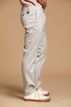 New York pantalon chino homme en lin et twill de coton regular fit
