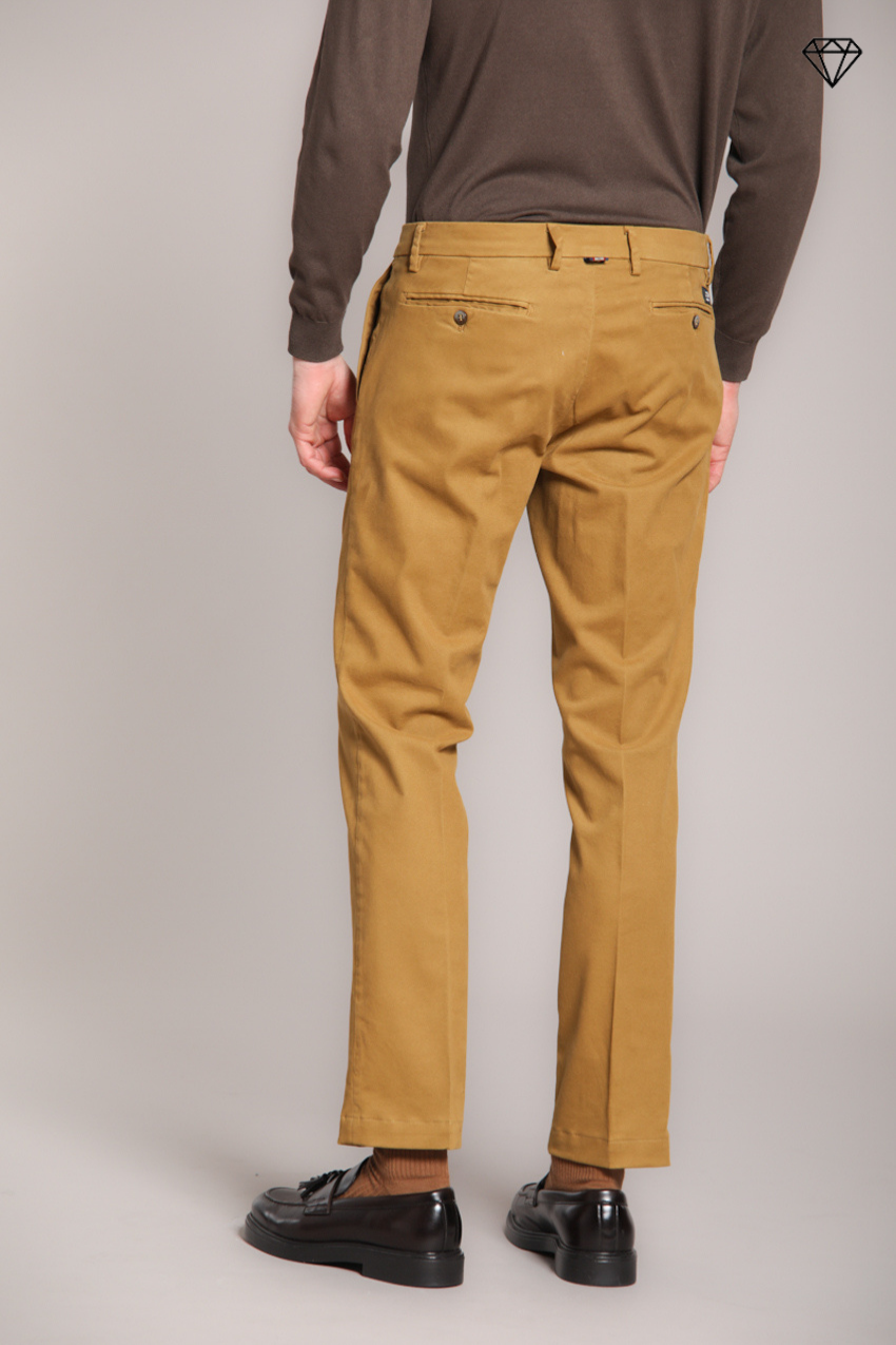 New York pantalon chino homme en gabardine stretch regular fit ①