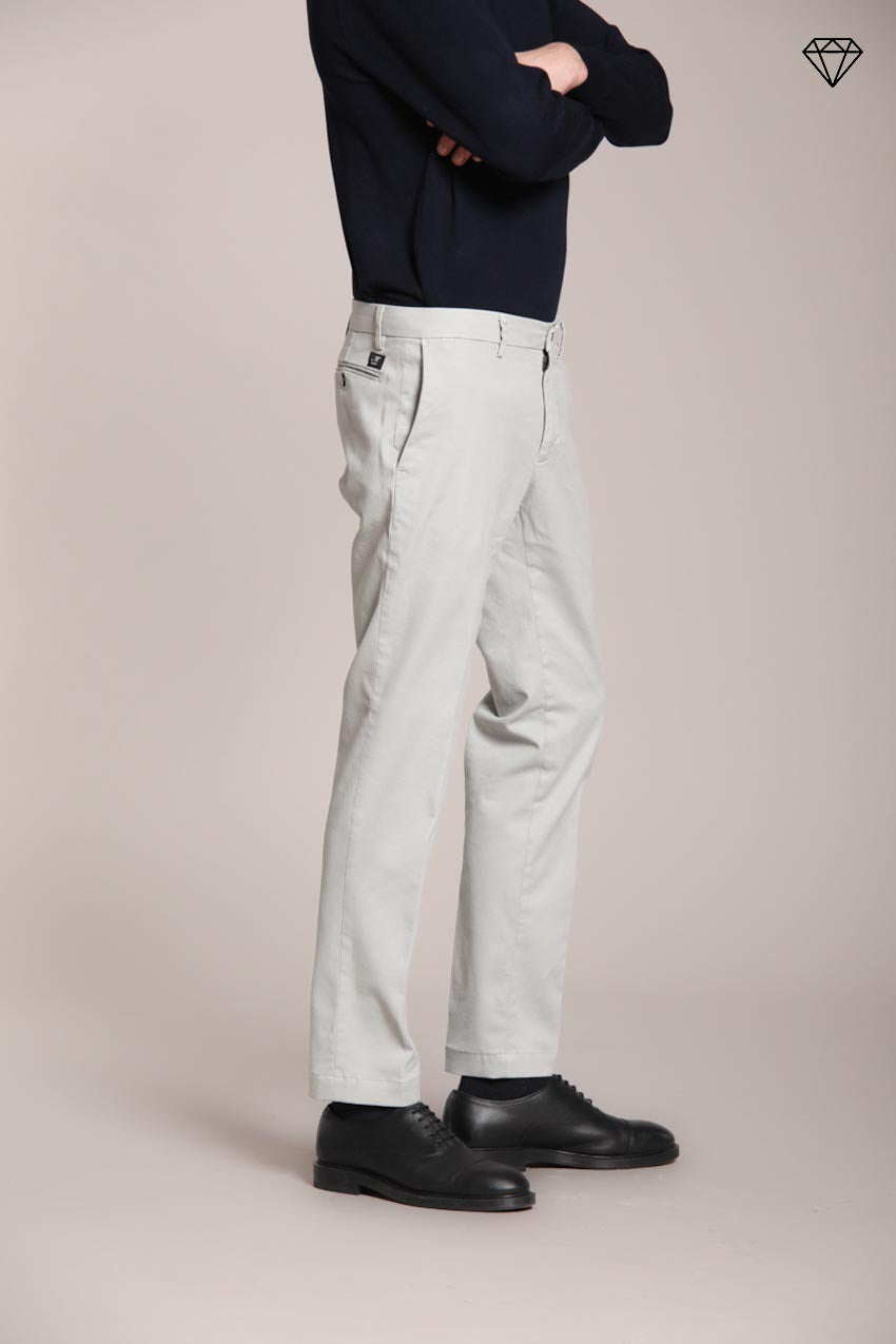 Foto New York pantalone chino uomo in gabardina stretch regular fit ①