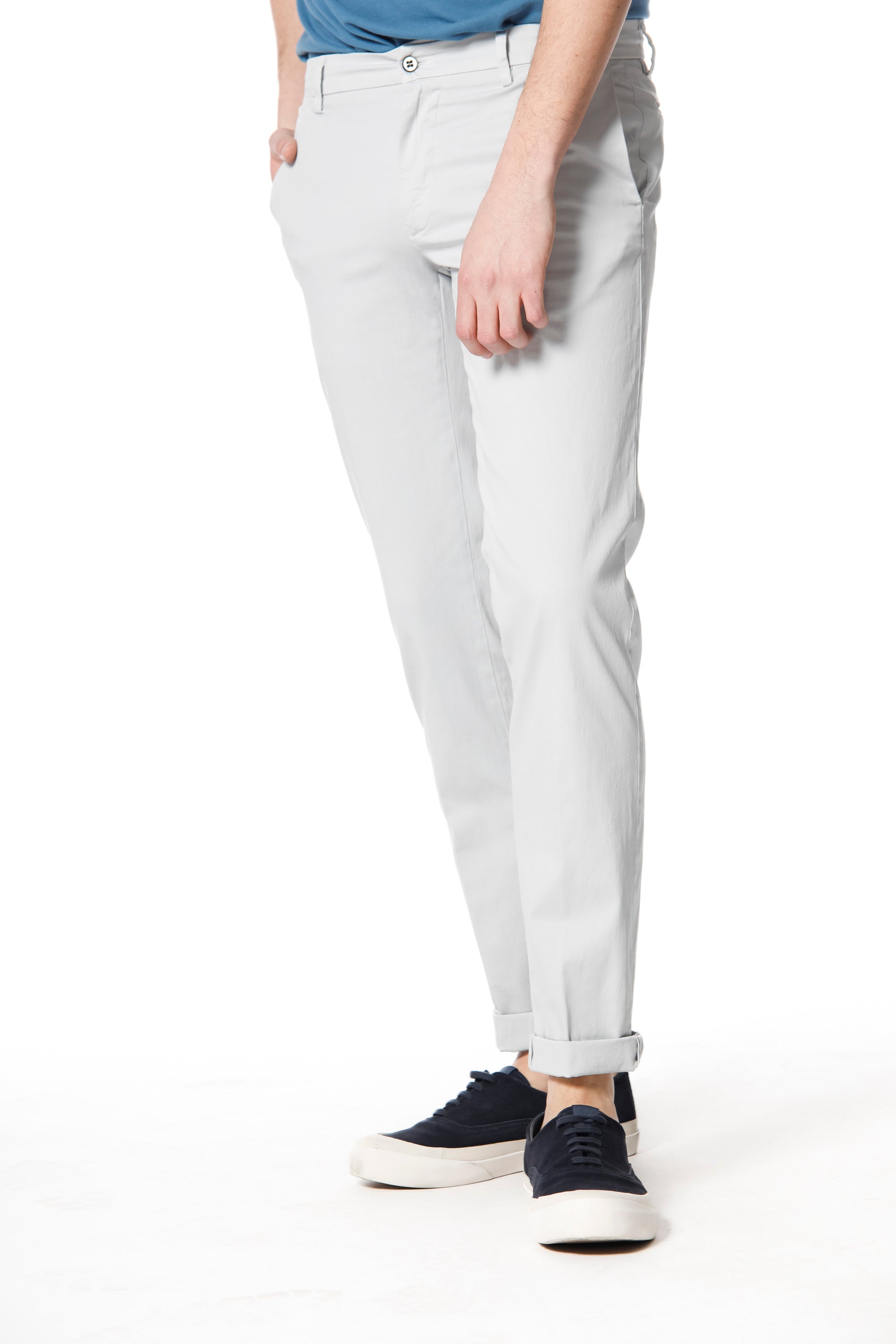 image 2 of Mason's New york model satin men's chino pants