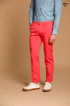 New York Herren Chino Hose aus Stretch-Satin Regular Fit ①