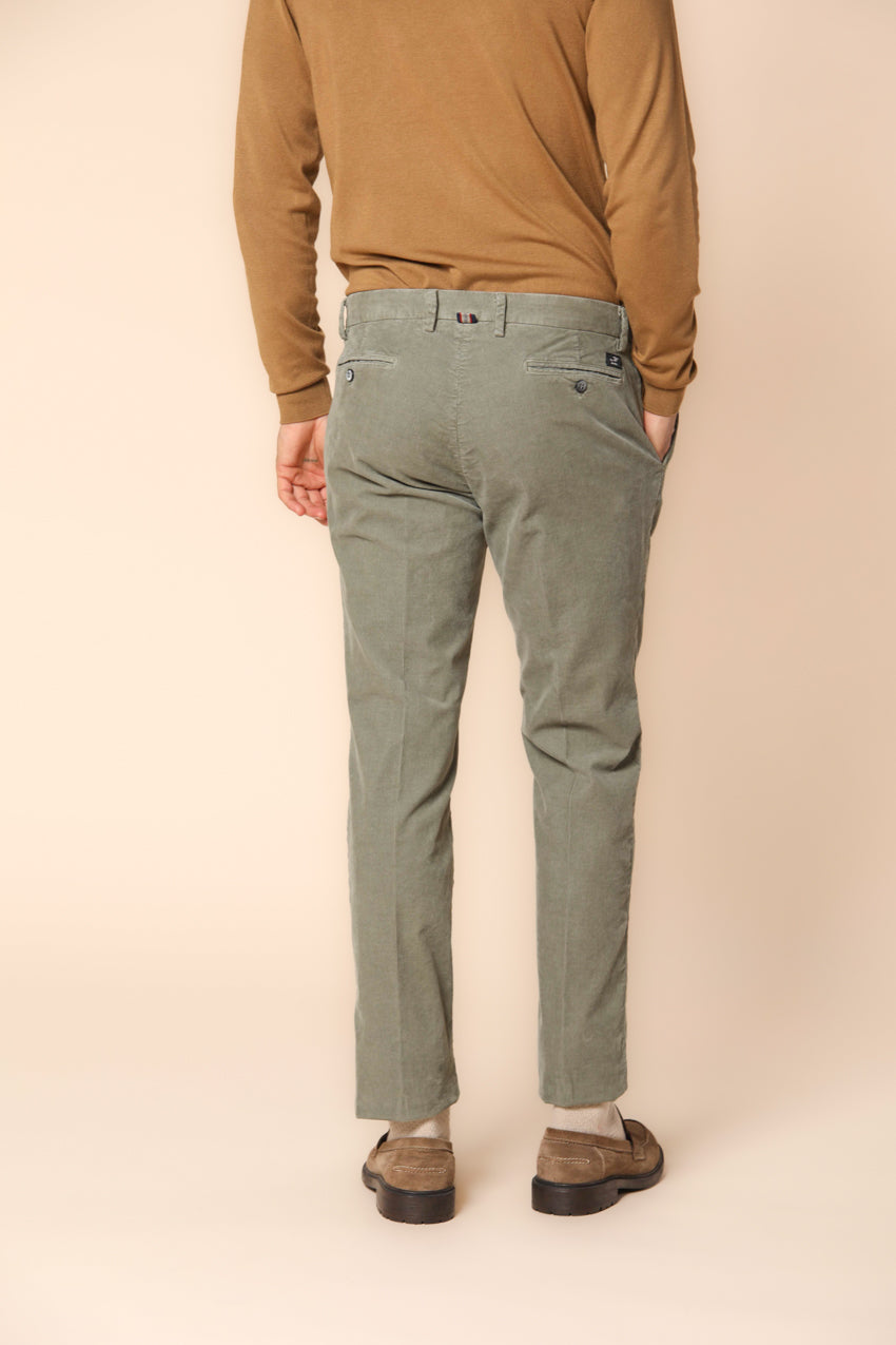 New York pantalon chino homme en velours 1000 rayures coupe régulière