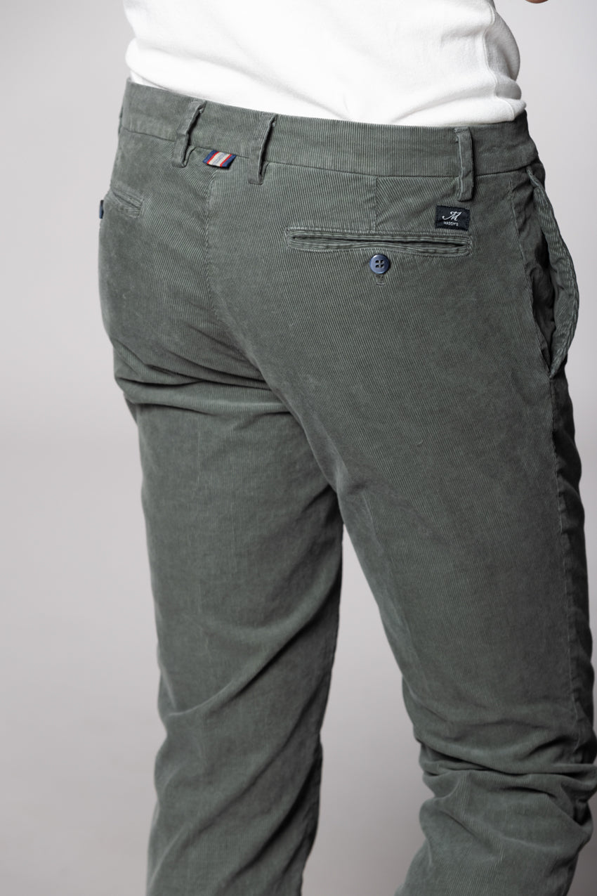 New York pantalon chino homme en velours 1000 raies regular fit