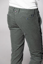 New York pantalon chino homme en velours 1000 raies regular fit