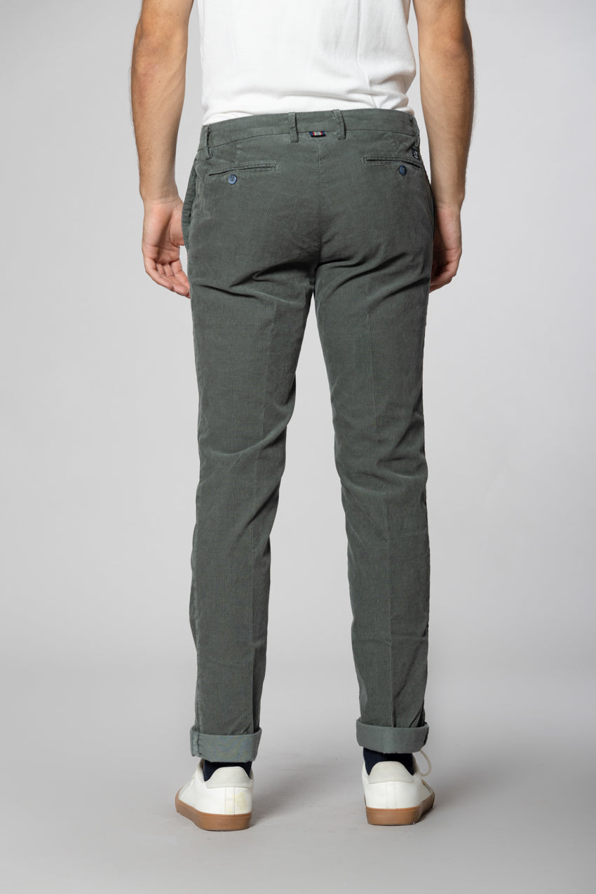 New York pantalon chino homme en velours 1000 côtes regular fit