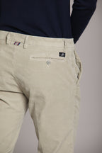 Foto 2 New York pantalone chino uomo in velluto 1000 righe regular fit