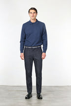 New York Winter men’s chino pants in stretch denim, regular fit