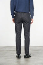 New York Winter men’s chino pants in stretch denim, regular fit