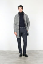 New York Elegance pantalone chino uomo in denim stretch regular fit