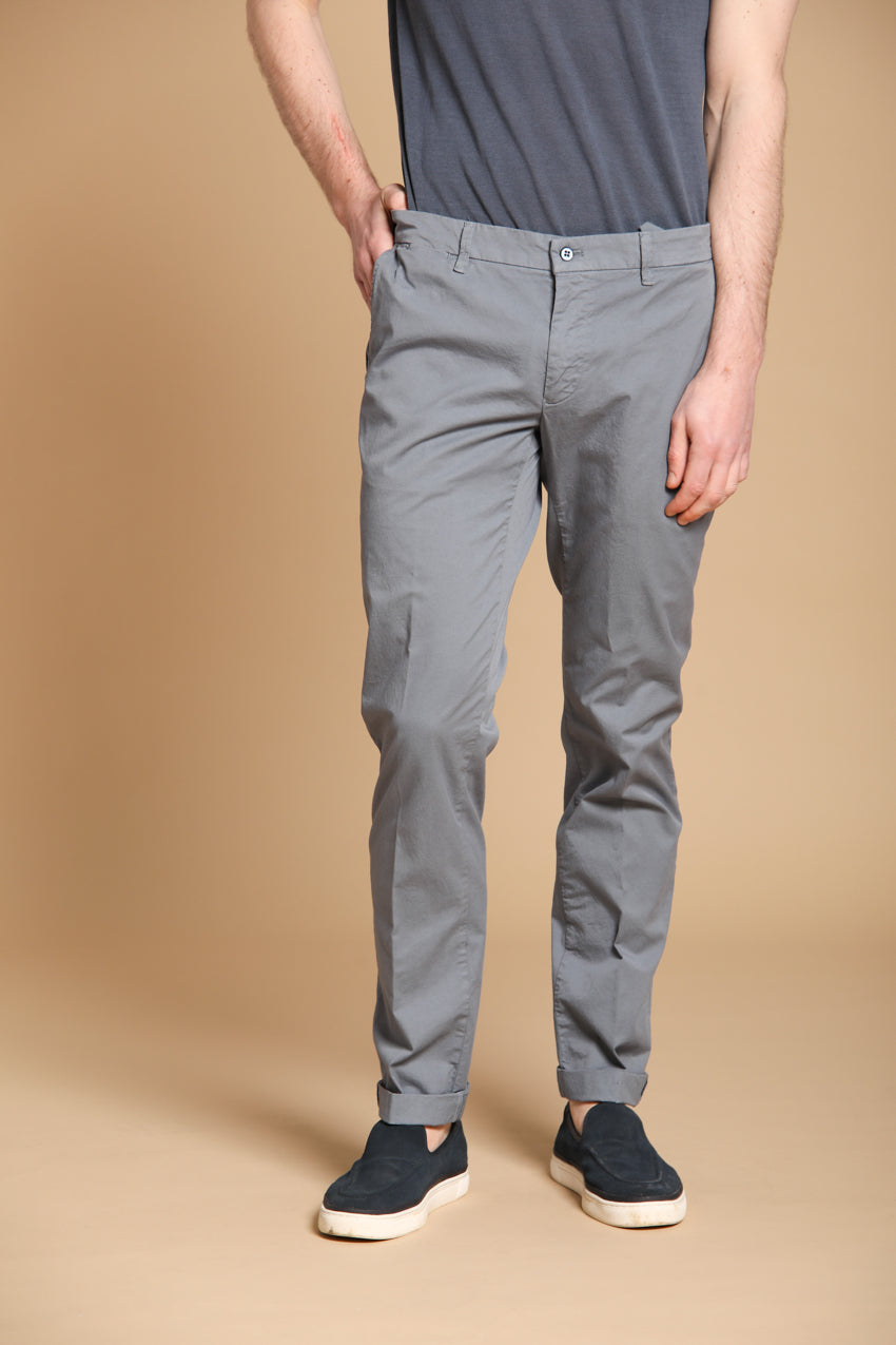New York City Herren Chino Hose aus leichtem Pima-Baumwoll-Twill Stretch Regular Fit