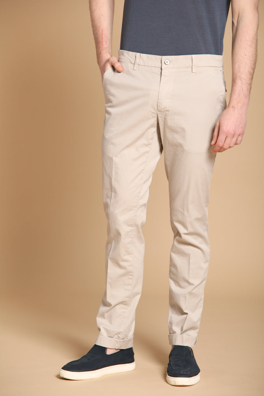 New York City Herren Chino Hose aus leichtem Pima-Baumwoll-Twill Stretch Regular Fit